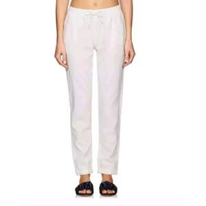 Onia Ella Linen Blend Beach Pants in White  Size Medium